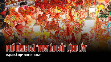 Phố Hàng Mã rực rỡ sắc màu trước thềm Tết Trung thu