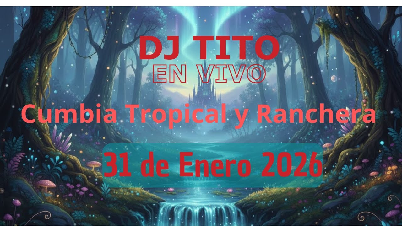 🔴 Cumbia, tropical y Ranchera  31 de Enero 2026 Dj Tito  Radio Mágica Buin Chile EN VIVO
