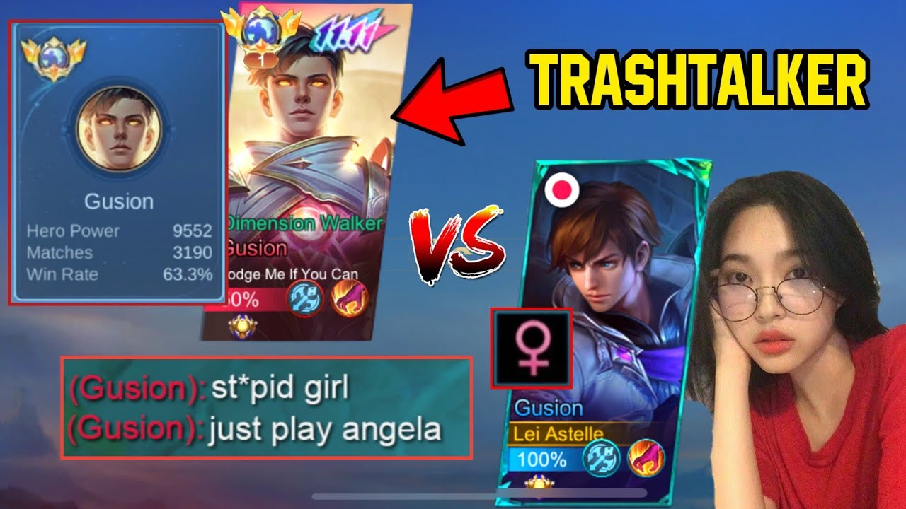 Я притворяюсь, что я медлительная девушка в бою 1 на 1, а потом смиряю этого трэштокера💀