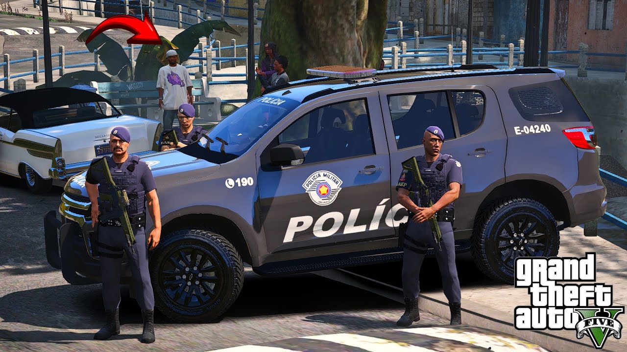 BAEP vs. Criminals in Favela! Insane GTA 5 Police Mod — Eightify