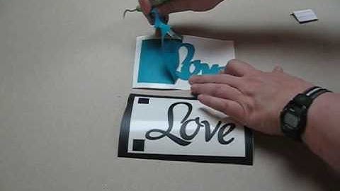 Klic-N-Kut KNK Adding Shadows to your Wall Vinyl Lettering