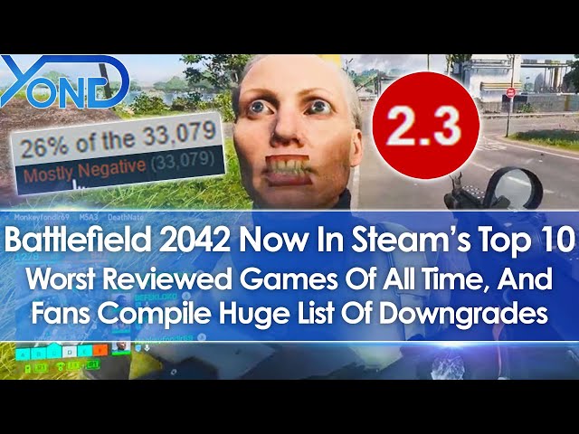 Battlefield 2042 Becomes One of the Worst Rated Games on Steam