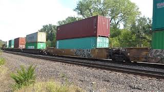 Union Pacific stack east GE 8228 lead 2 DPU'S