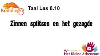 Taal Les 8 10