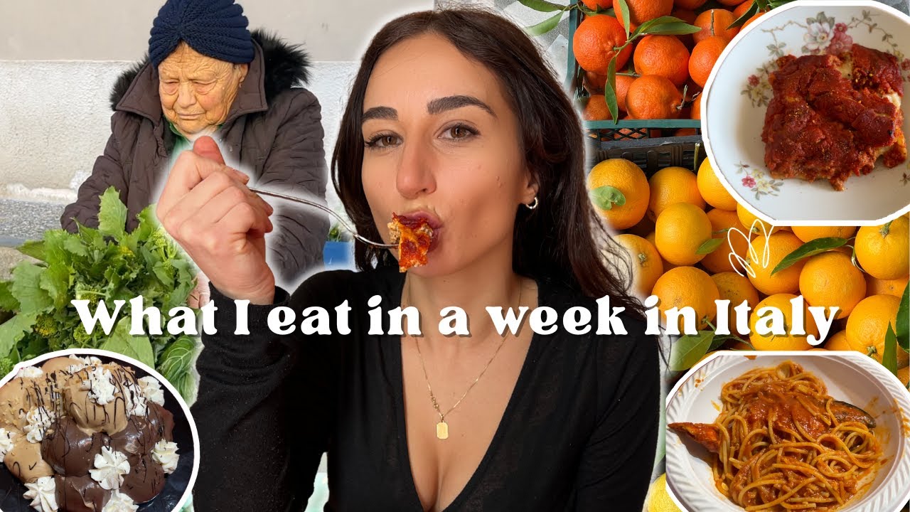 Что я ем за неделю в доме моей мамы в Италии (деревенская жизнь)