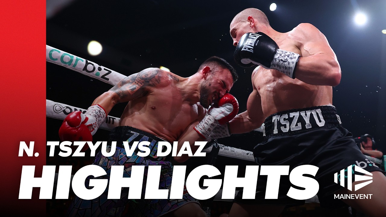 A BUTCHER’S BRUTAL MASTERCLASS 💥 Tszyu vs Diaz Fight Highlights 🥊 | Fox Sports Australia