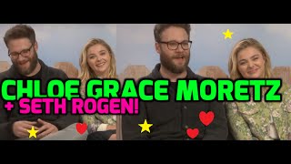 Seth Rogen and Chloe Grace Moretz say Zac Efron had to get his top off in Bad Neighbours 2!