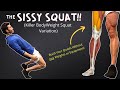 The SISSY SQUAT!! (Quad Builder &amp; Knee Strengthener) | At-Home Bodyweight Leg Workout - No Weights!