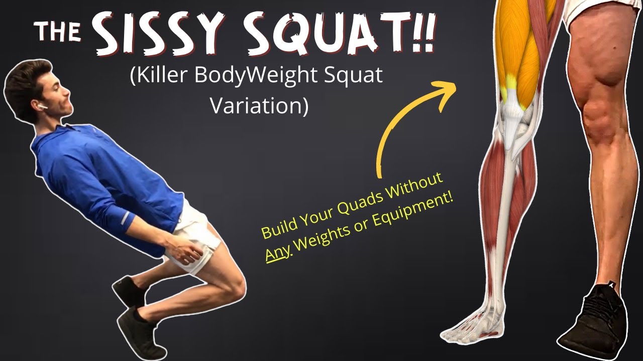 Bodyweight Sissy Squat 