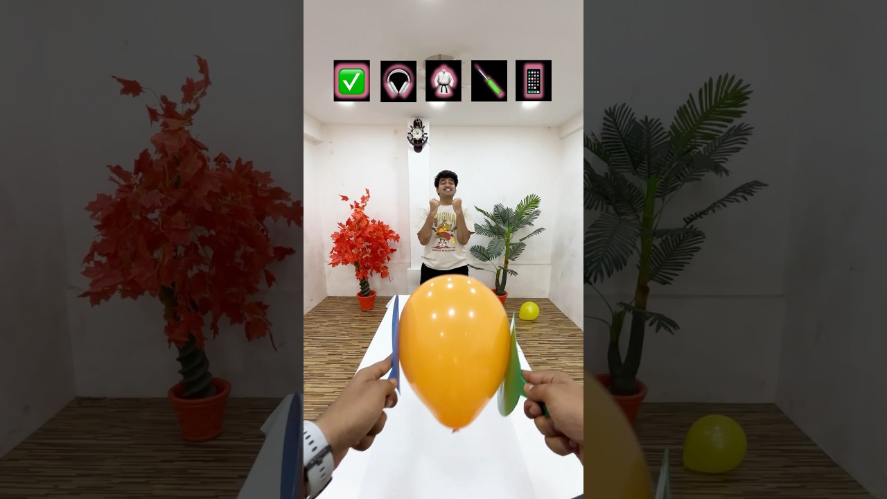 Catching challenge with The Big Balloons The Burst 🪛✂️