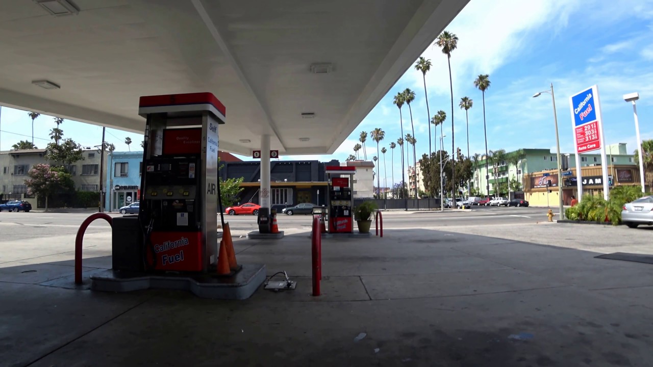 California Fuel Gas Station in Los Angeles, California YouTube