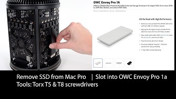 Install Mac Pro 2013 SSD in OWC Envoy Pro 1a Enclosure