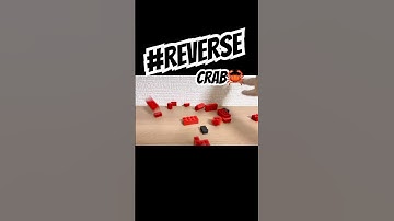 【逆再生】🦀レゴでカニをつくりました！#reverse #逆再生 #legotutorial