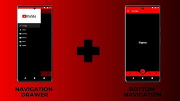 Navigation Drawer + Bottom Navigation in Android Studio | All in One App | Explanation