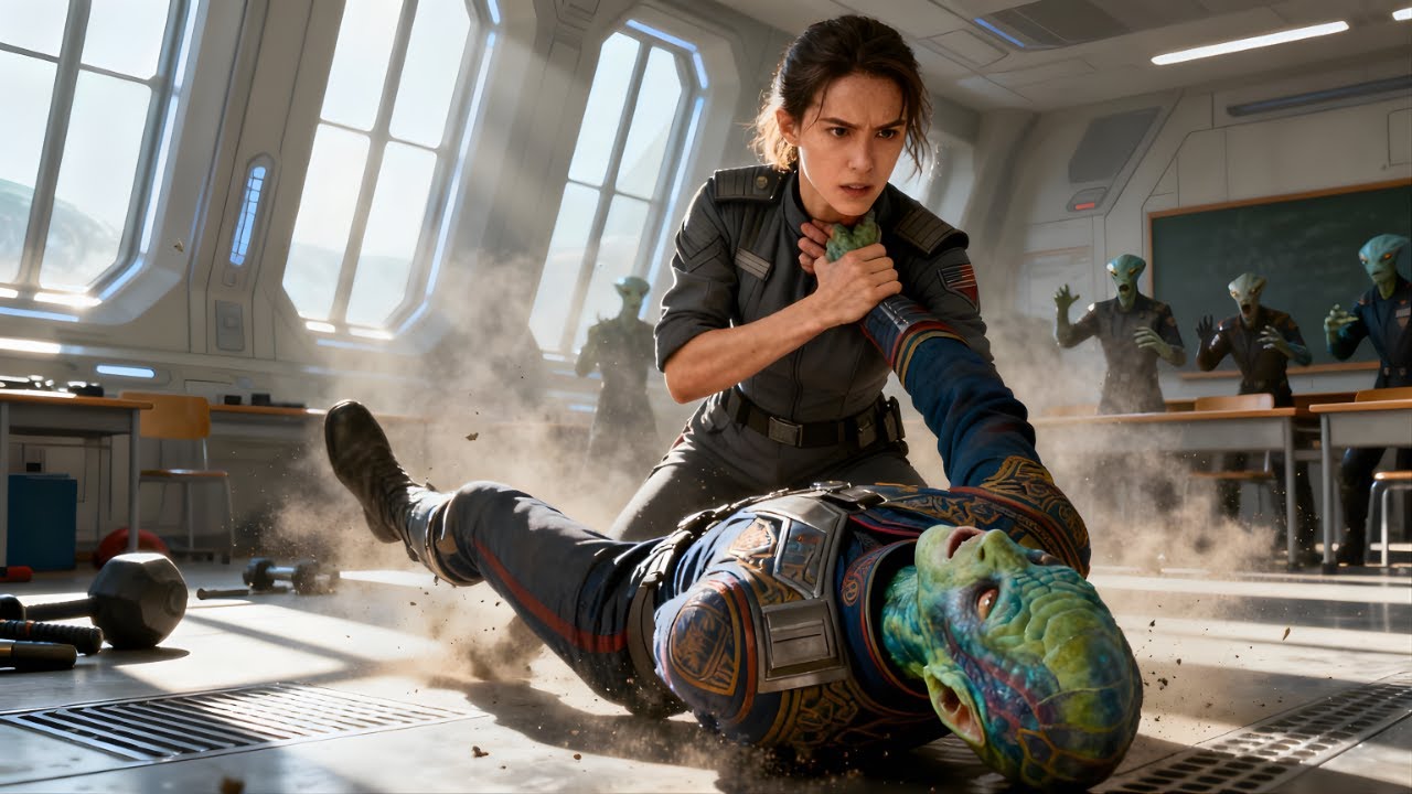 Преподаватель-инопланетянин сломал запястье перед всем классом, поэтому она свернула ему шею пере...