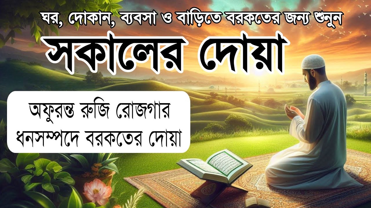 সকালটা শুরু হোক হৃদয় শীতল করা বরকতময় আয়াত দিয়ে। সকালের দোয়া ও জিকির । Morning Dua by Alaa Aqel