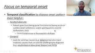 Virtual Resident Education Lecture Series: Autonomic Disorders  American Academy of Neurology