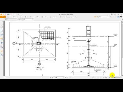 Giáo Trình Kết Cấu Thép Pdf - AutoCAD vẽ kết cấu móng