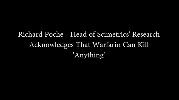 Richard Poche Admits That Anything Can Be killed