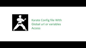 Karate Framework Beginner Class 27: Karate Config file With Global URLs | Environment Config
