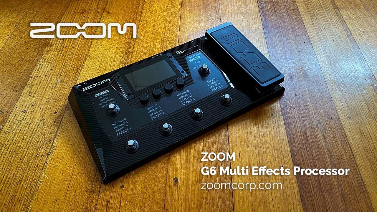ZOOM: G6 Multi-Effects Processor