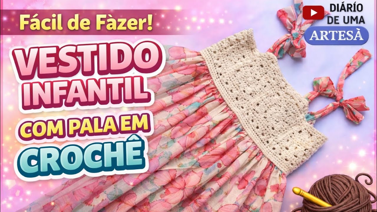 pala em crochê para bebê