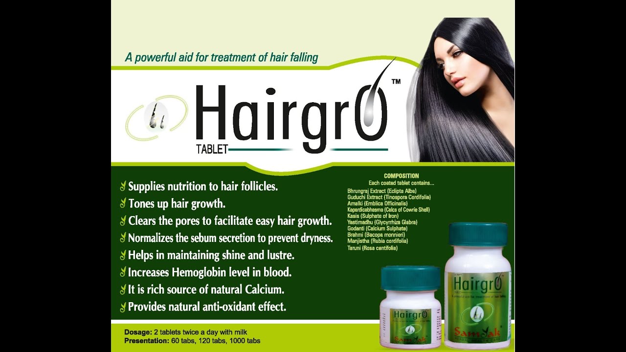 Dr Rajal's Hairgro Tablet YouTube