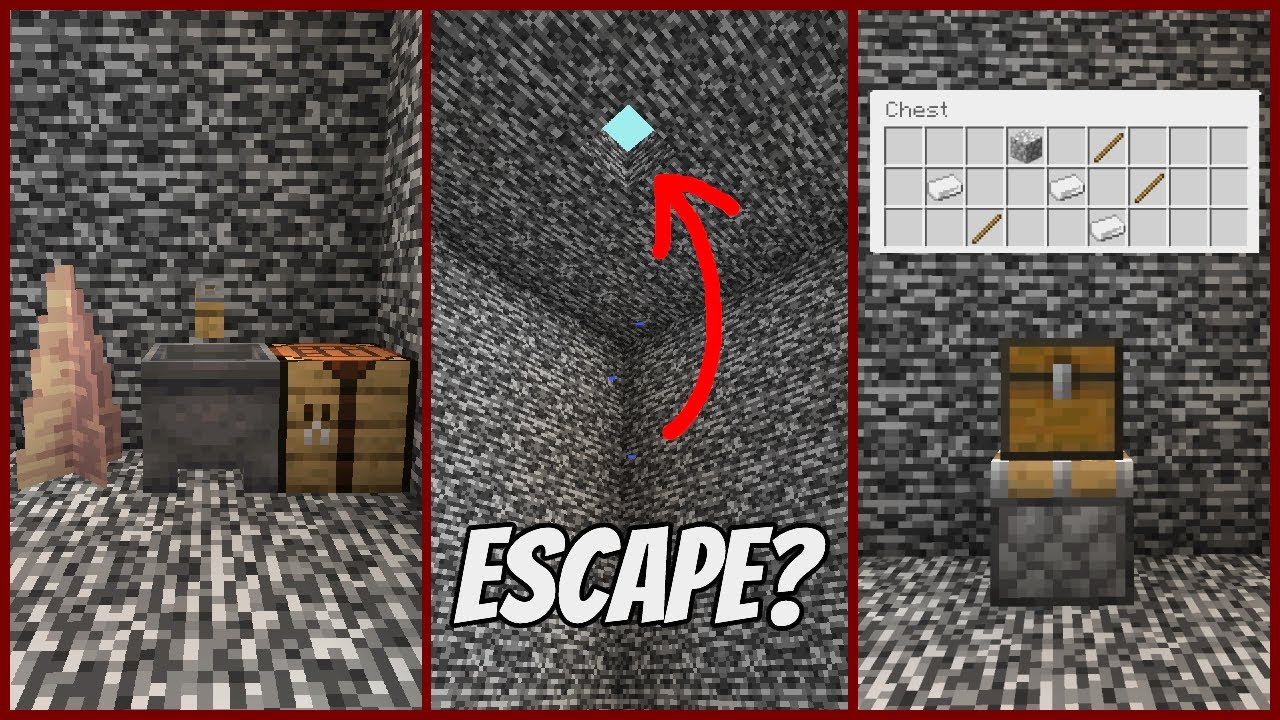 Can you escape this Bedrock Prison? - YouTube