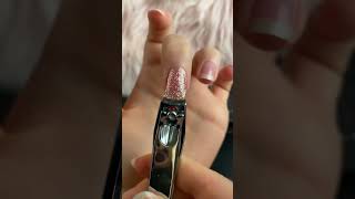 Pink Glitter | Gel Nail Stickers #nailtutorial #nailart #asmr