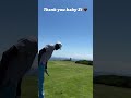 LeBron golfing on a coastal course ⛳