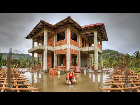 That young woman built her own simple villa at an unbelievably low cost. | by @Phùng Thị Chài