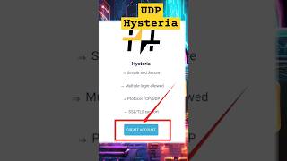 UDP hysteria server creation #udp #hysteria