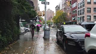 Walking NYC in the Rain: Lower East Side, East Village