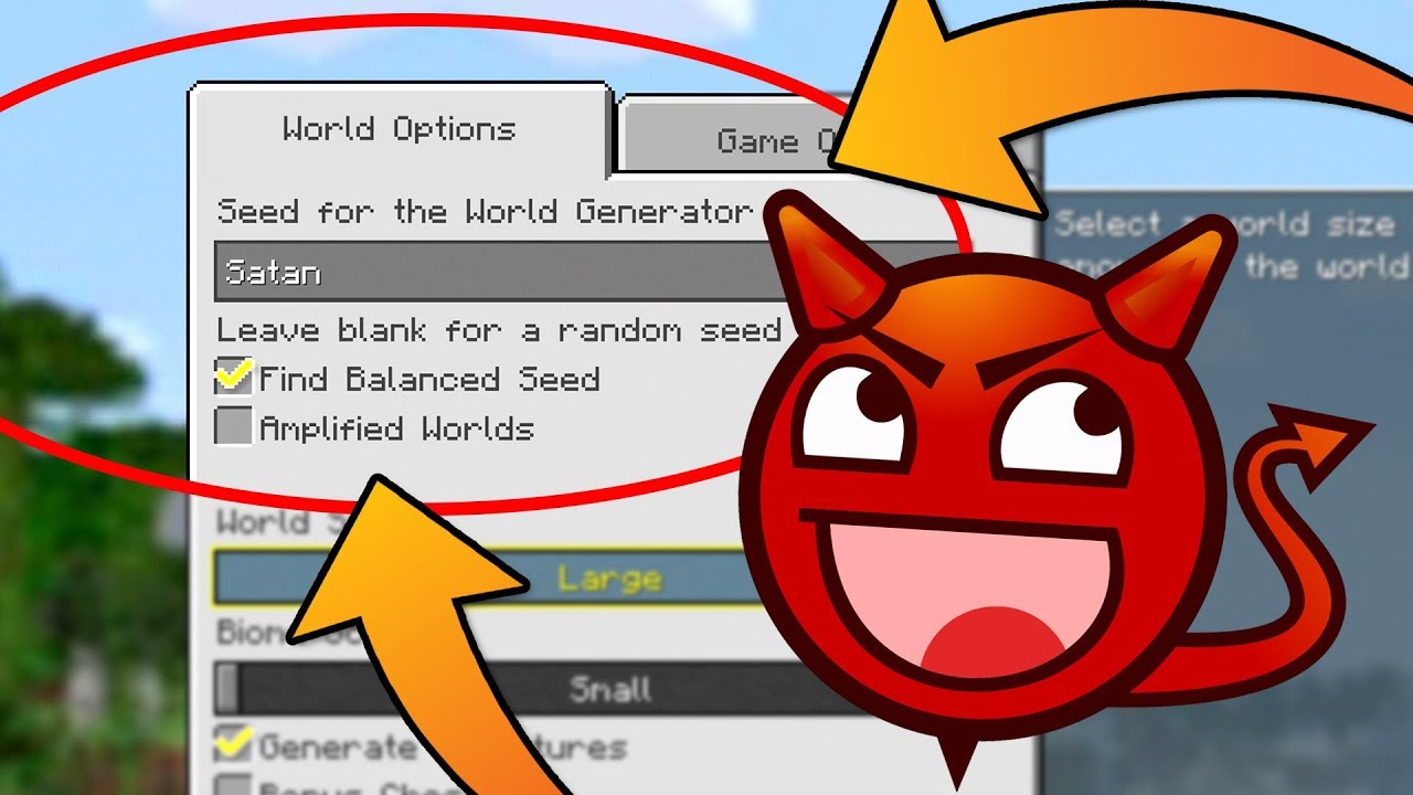 minecraft satan world finding satan in minecraft seed youtube