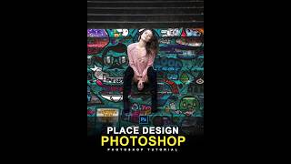 Adobe Photoshop Tutorial 2025 - How to Place Design Behind the image in Photoshop
