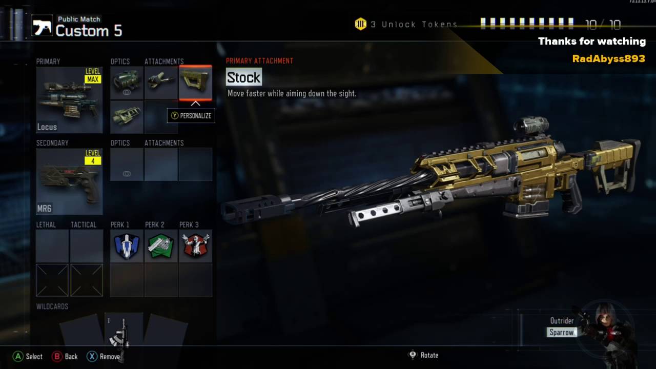 BEST SNIPER CLASS IN COD BO3 YouTube