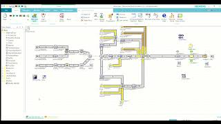 2d veiw of Tecnomatrix plant Simulation