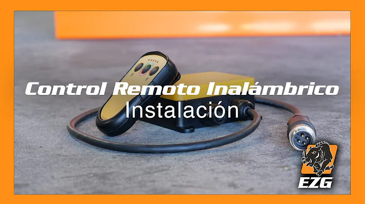 Instalación del Control Remoto Inalámbrico de Grout Hog | Spanish Dub