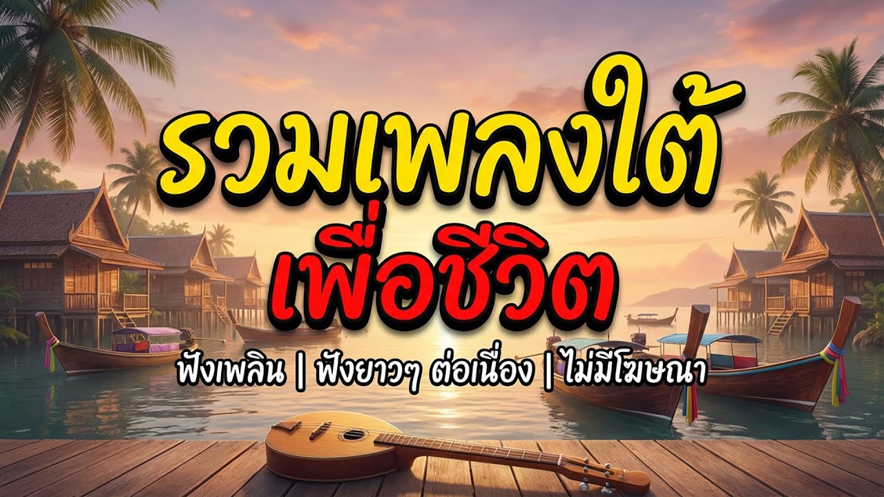 ใหม่ล่าสุด - รวมเพลงใต้เพื่อชีวิต -  ฟังเพลินยาวๆ【LONGPLAY】ไม่มีโฆษณาคั่น - Vol.22