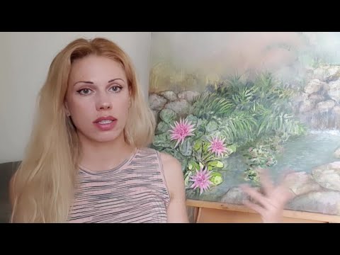 One week with me in the studio. Oil painting. Torments of creativity ...