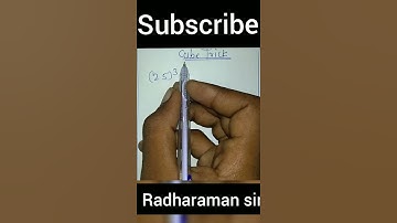 Cube Trick | Two Digit Number | Easy Trick  #math #cube trick #excellentacademy #shorts