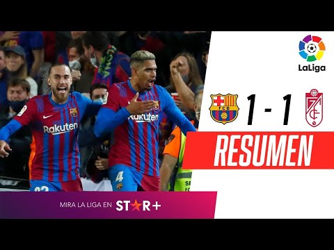 ¡EL URUGUAYO ARAÚJO SALVÓ AL BARSA DE UNA DURA DERROTA! | Barcelona 1-1 Granada | RESUMEN