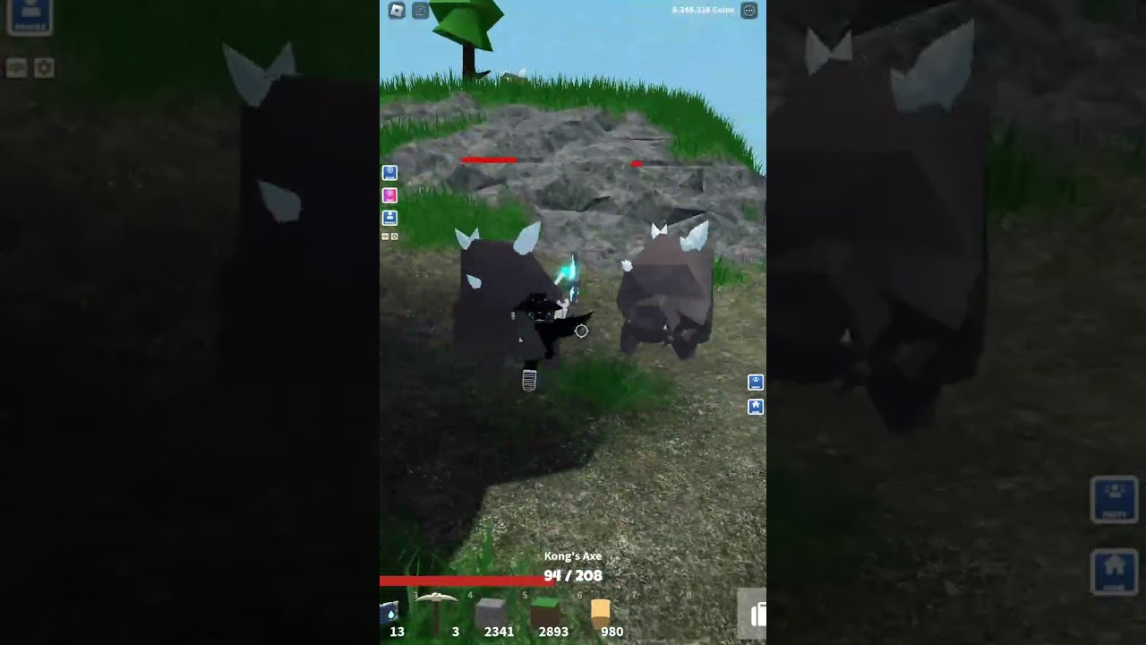 When i try to beat a buffalkor in Islands roblox be like..... 