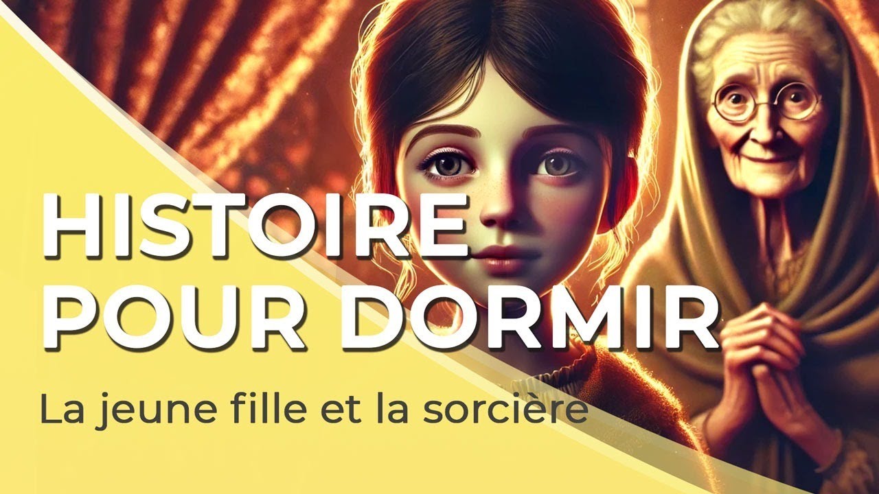 Conte captivant pour s'endormir 🪄👧| La jeune fille et la sorcière | 40 min | Voix homme | FR