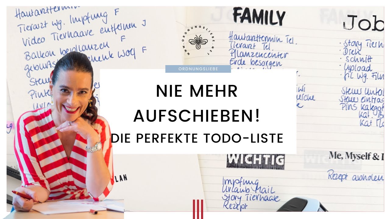 Plan with me: So erstellst du Todo-listen, die wirklich funktionieren & deine Organisation steigern
