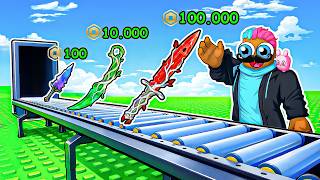 Zarobiłem $928.857.228 kupując noże za ROBUXY w Roblox