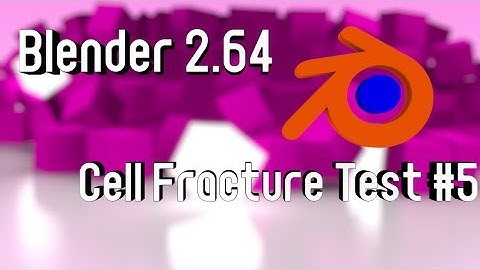 Blender 2.64 Cell Fracture Test #5
