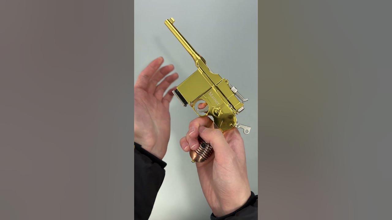 Gold mauser lighter fire YouTube