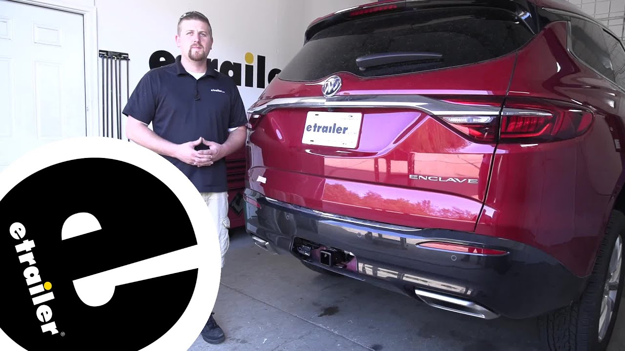 Set up: T-One Vehicle Wiring Harness with 4-Pole Flat Trailer Connector on a 2019 Buick Enclave