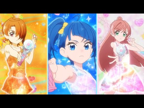 【𝐓𝐑𝐈𝐔𝐍𝐄 𝐓𝐑𝐀𝐍𝐒𝐅𝐎𝐑𝐌𝐀𝐓𝐈𝐎𝐍】 ~ CURE SKY, CURE PRISM, & CURE WING 💓💞 || Hirogaru Sky! Precure episode 10